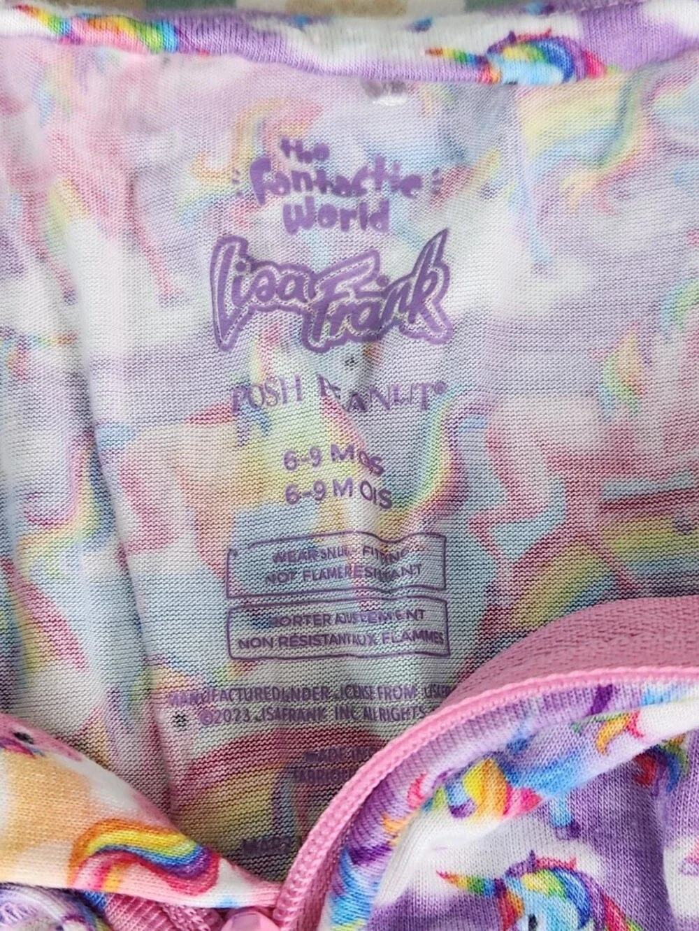 Posh Peanut Lisa Frank Unicorn Pajamas